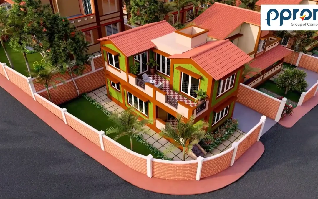 Explore the Indradhanu 3 BHK Bungalow Walkthrough – a fully furnished 101-bungalow township